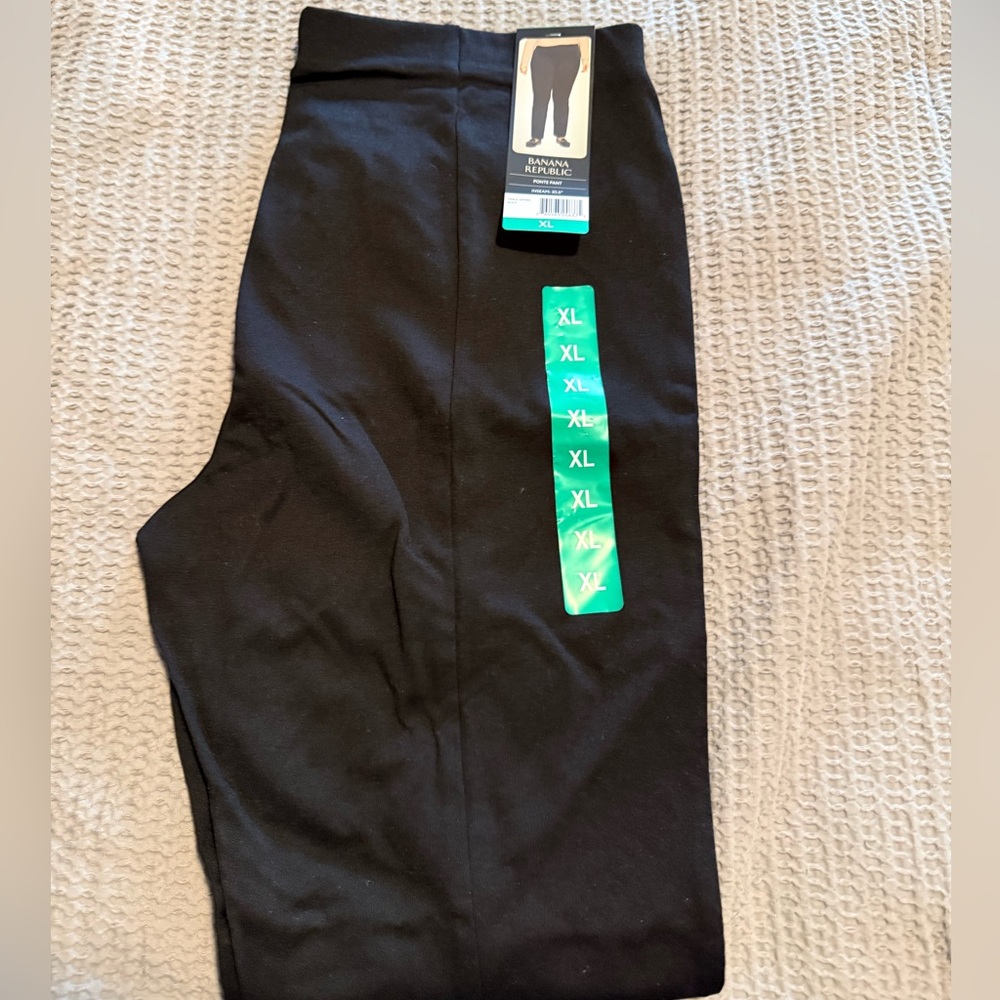 Banana Republic Women's Black Ponte Pants